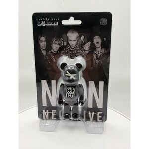 Medicom Toy BE@RBRICK Coldrain NONNEGATIVE Limited Edition 100% Black Figure